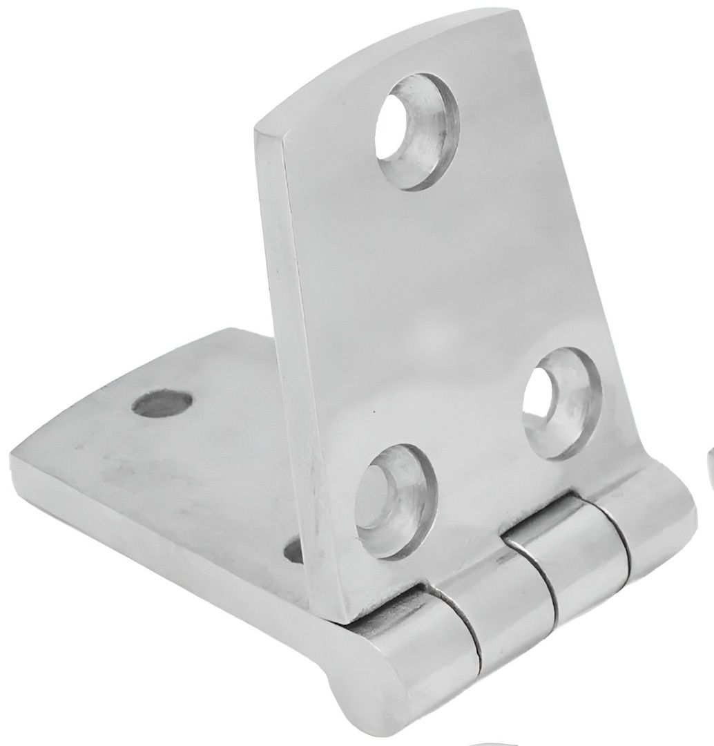 Петля литая 76х38х4,5 мм 8280, тип А, нержавеющая сталь А4 - фото