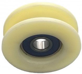 Ролик капролоновый с подшипником - фото