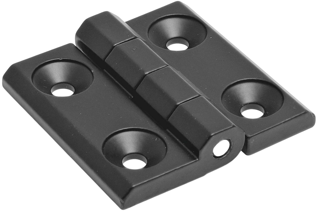 Петля для ящиков и боксов 40х40 мм L18-2, цинк окрашенный - фото