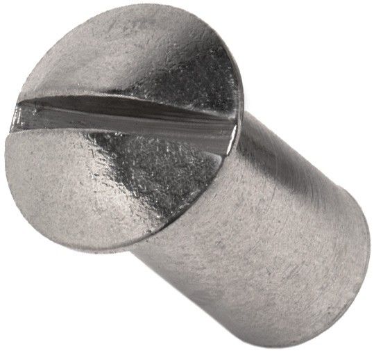 Гайка-втулка мебельная М6х20 88964, нержавеющая сталь А1 - фото