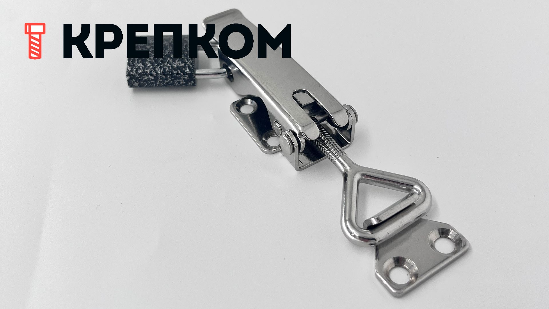 Замок-защелка регулируемый B215C, нержавеющая сталь А2 - фото