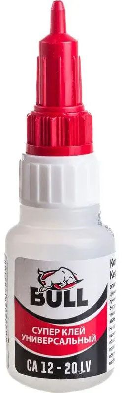 Супер клей универсальный CA12 20LV, Bull BA145, 20 гр - фото
