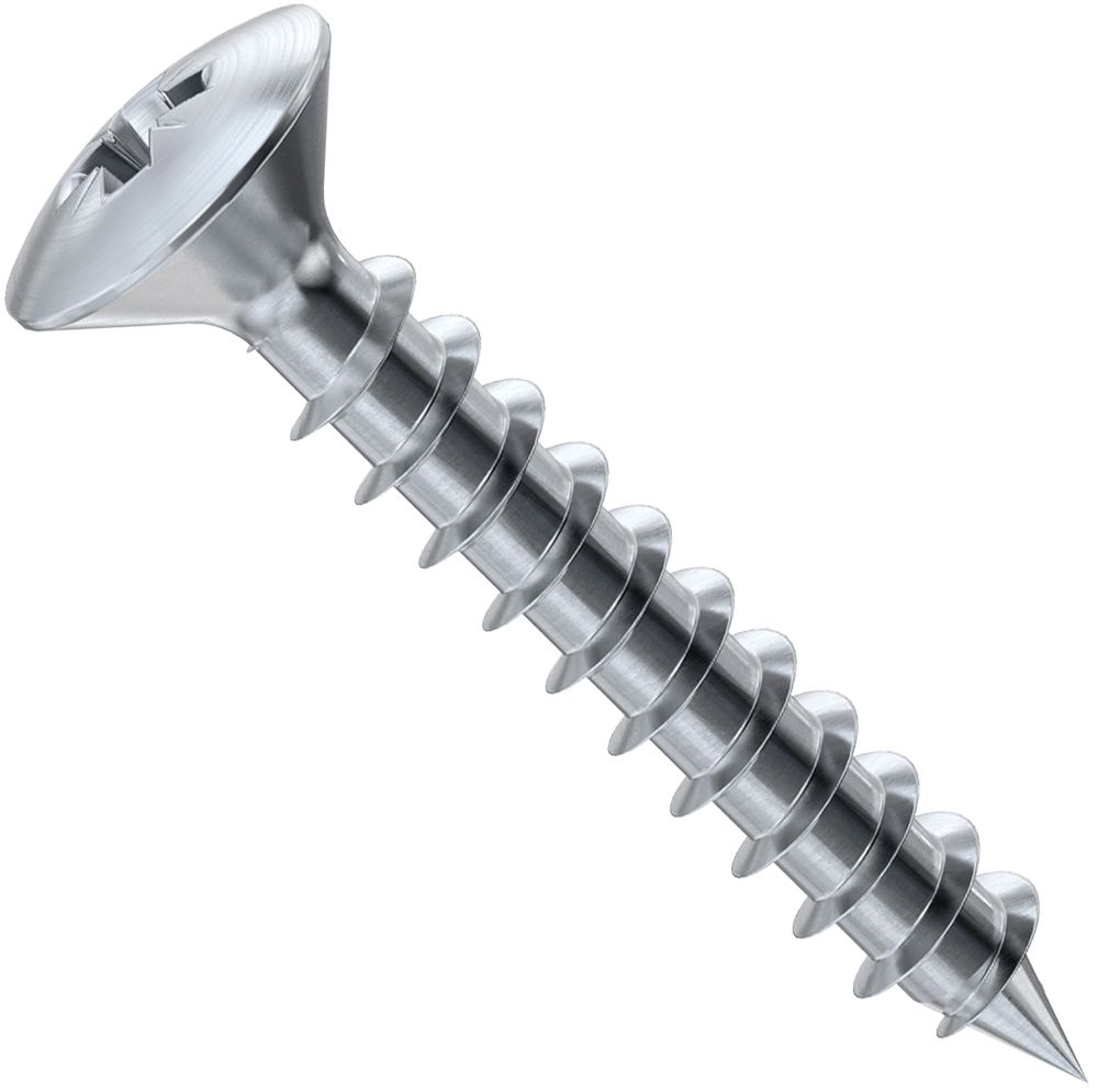 Саморез полупотай 4х20 WS 9120, нержавеющая сталь А2 - фото