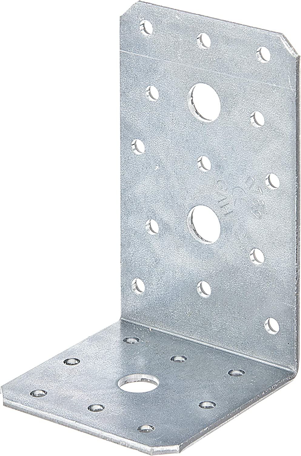 Уголок крепежный анкерный 100х60х60 мм Gah Alberts 330149, оцинкованная сталь - фото