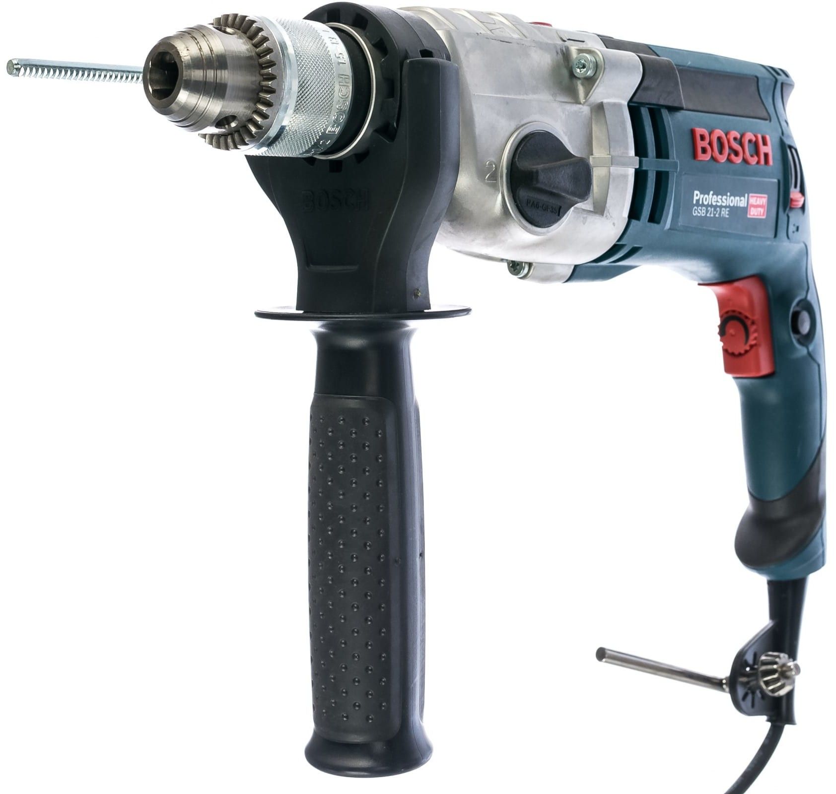 Ударная дрель 1100 Вт BOSCH GSB 21-2 RE 060119C500 - фото