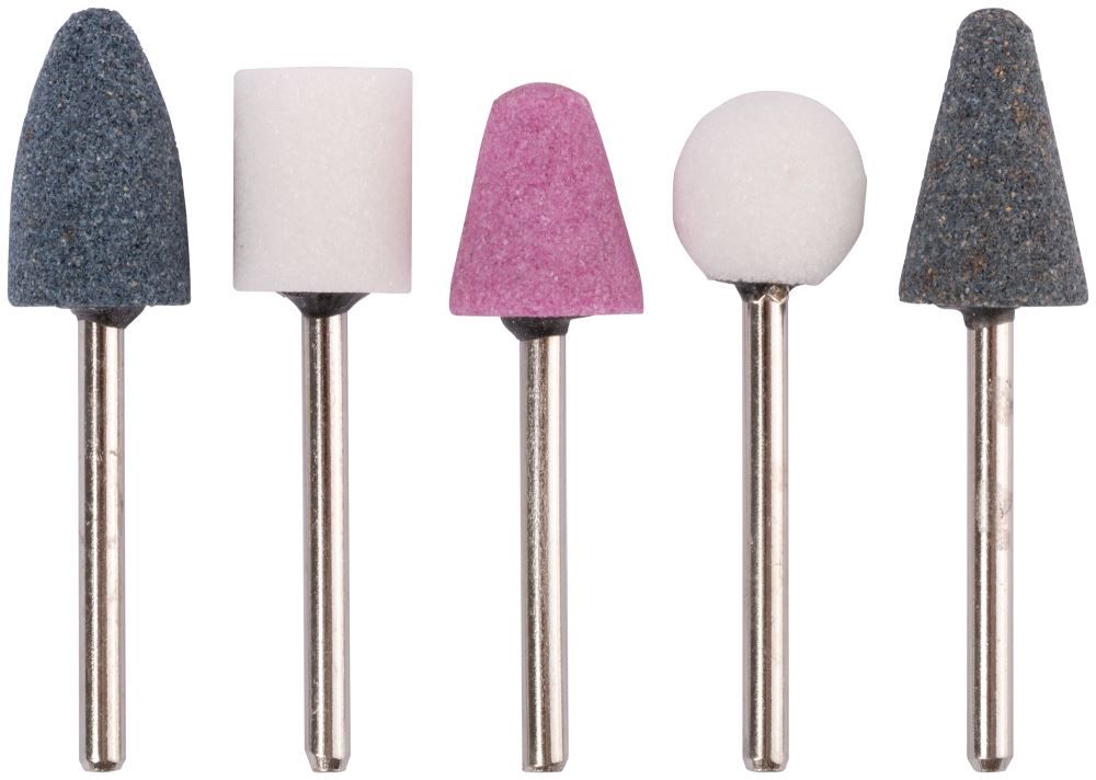 Набор абразивных шарошек по камню КУРС 36462, 5 шт - фото