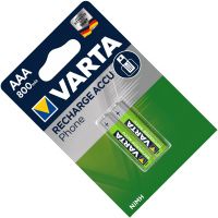 Аккумуляторы AAA 800 мАч Varta Phone Power 58398101402, в блистере 2 шт