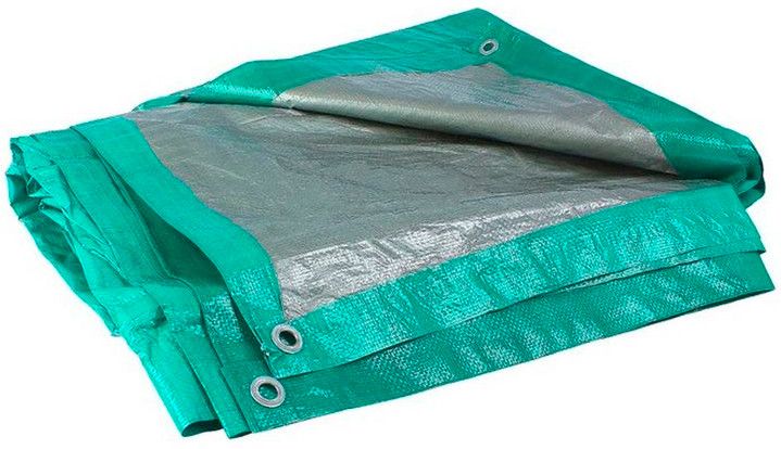 Изображение товара Тент тарпаулин 90 г/м² 2х3 м светло-зеленый водонепроницаемый