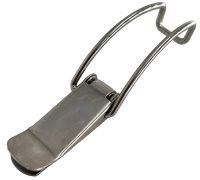 Защелка натяжная для крышек и ящиков L=84 B24, сталь никелированная