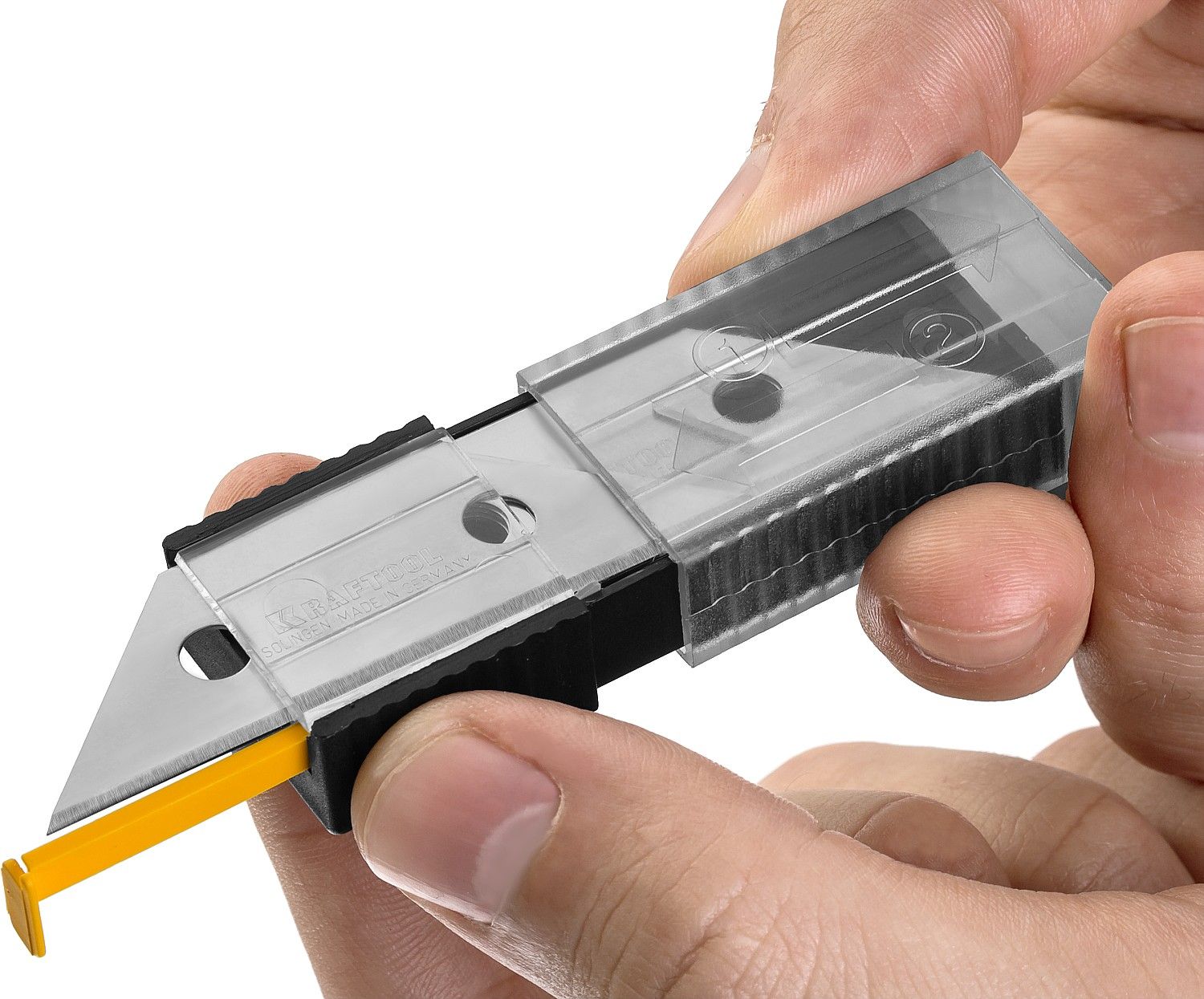 Лезвия трапециевидные Solingen-А02 Kraftool 09627-S5, 5 шт - фото