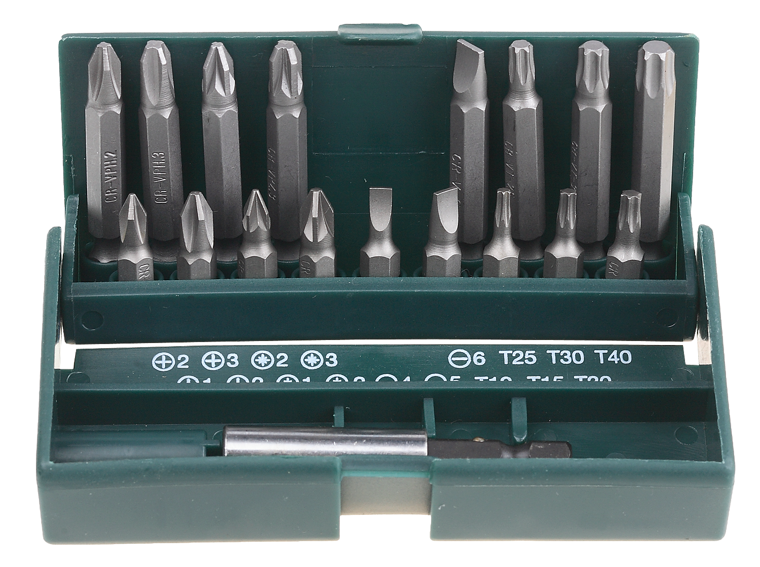 Набор бит Kraftool 26131-H18, сталь Cr-V, 18 шт - фото