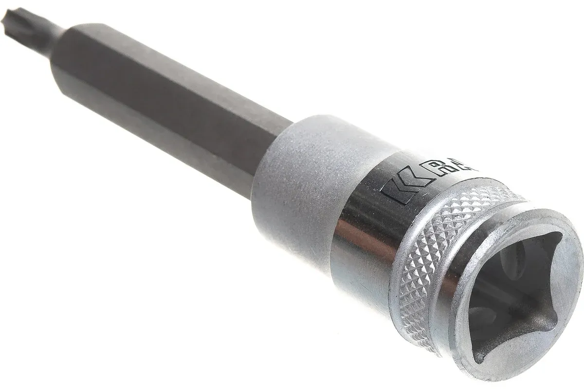 Бита-головка торцевая удлиненная TX25, 1/2" Industrie Qualitat Kraftool 27906-25, сталь S2 - фото