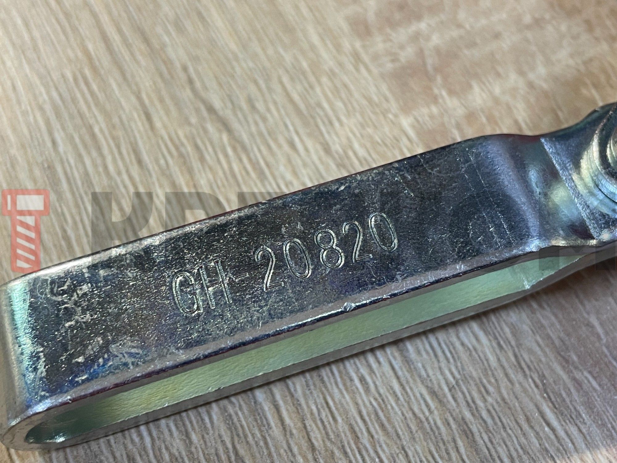 Прижим рычажный горизонтальный L=170 мм, нагрузка 100 кг, 31931, оцинкованная сталь - фото