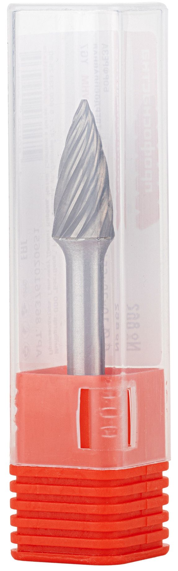 Борфреза твердосплавная INOX 10х20х65 мм Профоснастка №862, форма G, 863761020651 - фото