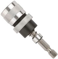 Магнитный держатель бит с фиксатором и ограничителем глубины 68 мм FIT 57615