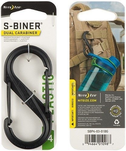 Изображение товара Карабин пластиковый универсальный Nite Ize S-Biner SBP4-03-01BG