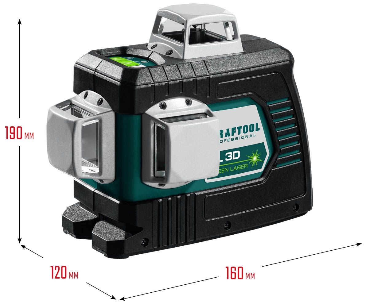 Нивелир лазерный LL 3D Kraftool 34641 - фото