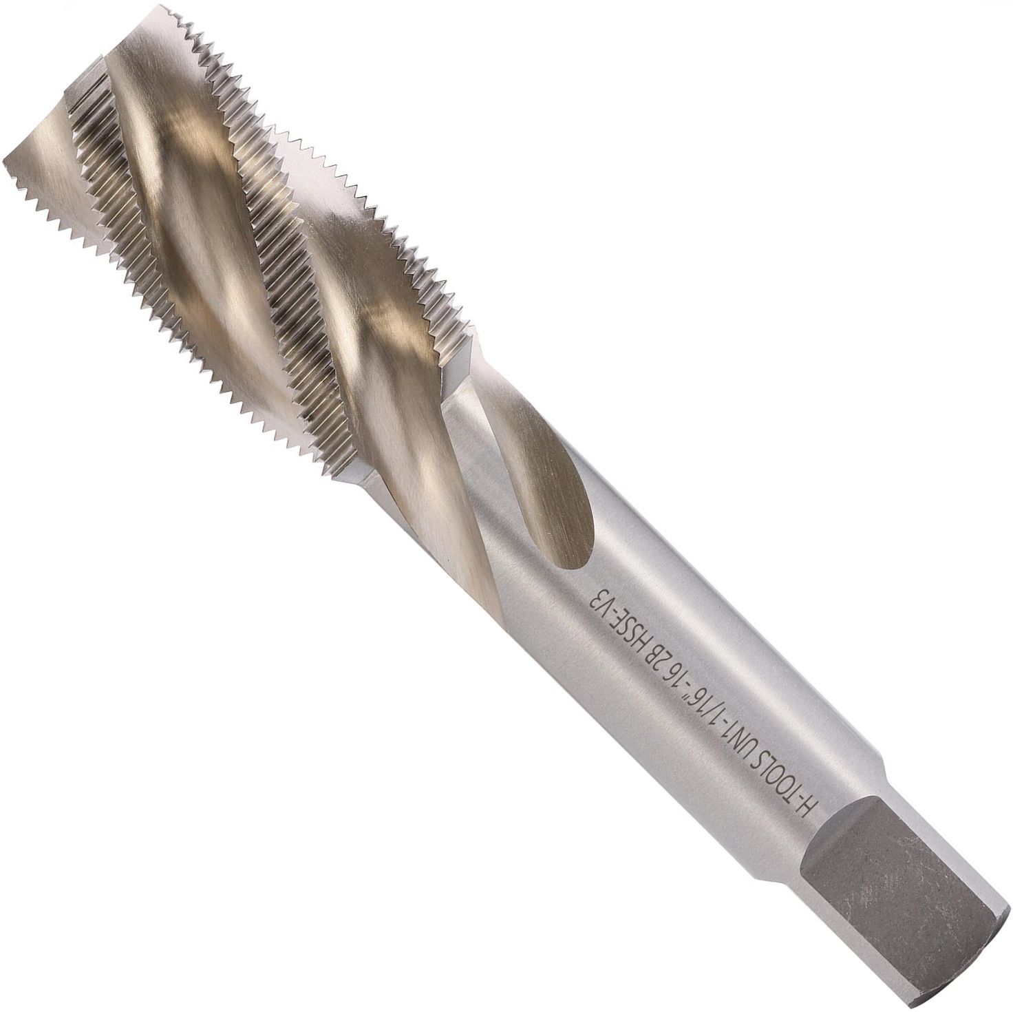 Метчик машинный винтовой 1 3/16"-16 HSSE H-Tools 2131616, дюймовая резьба UN - фото