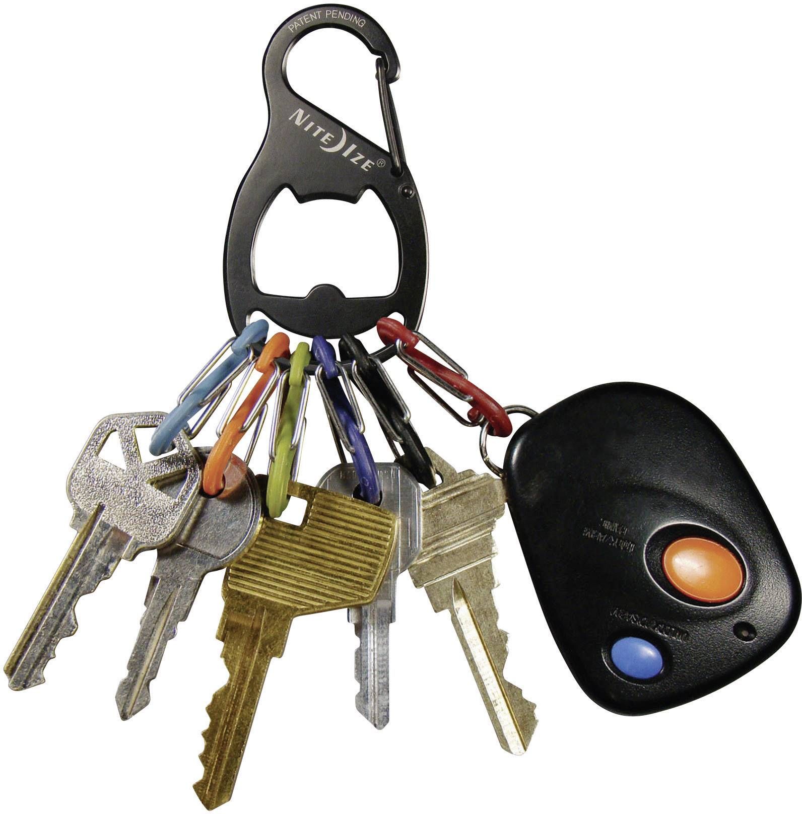Брелок для ключей с открывашкой Nite Ize KeyRack Bottle Opener KRB-03-01, 6 шт - фото