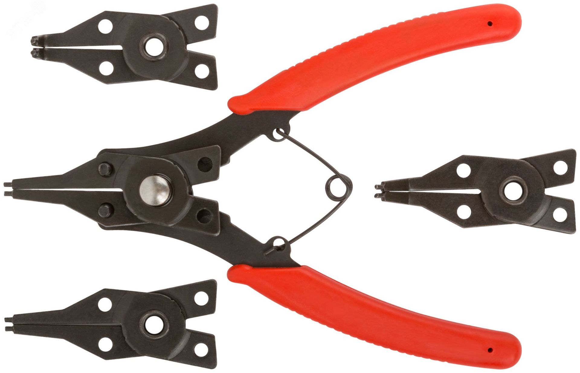 Изображение товара Разжим стопорных колец FIT 64744 с 4 насадками 150 мм