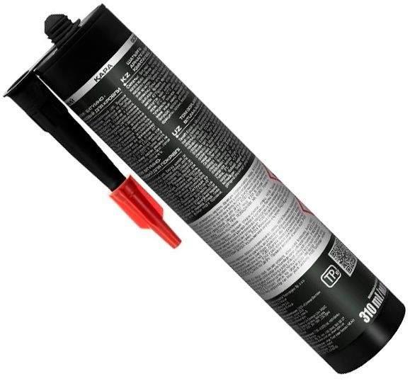 Герметик битумно-каучуковый кровельный Professional 310 мл TYTAN 250693 черный  - фото