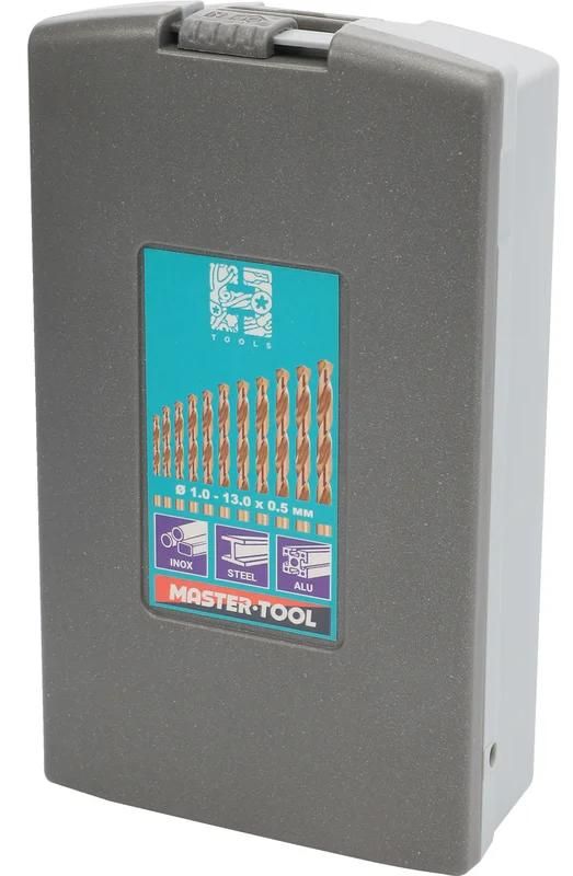 Набор сверл по металлу 1-13 мм HSSE-Co5 135° DIN 338 H-Tools 215215ROHT, 25 шт - фото