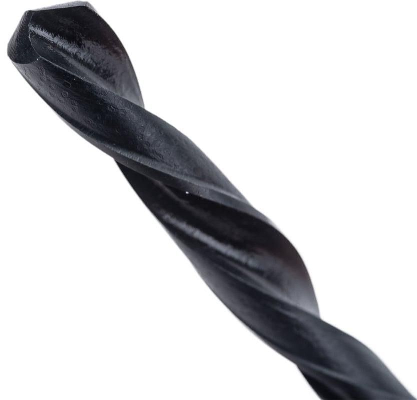 Сверло по металлу спиральное левое ц/х ГОСТ 10902-77 РИ, сталь Р6М5, воронёное - фото