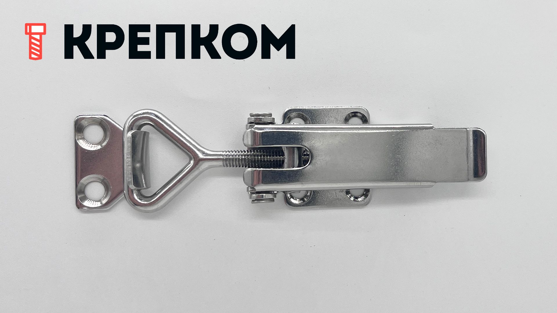 Замок-защелка регулируемый B215C, нержавеющая сталь А2 - фото