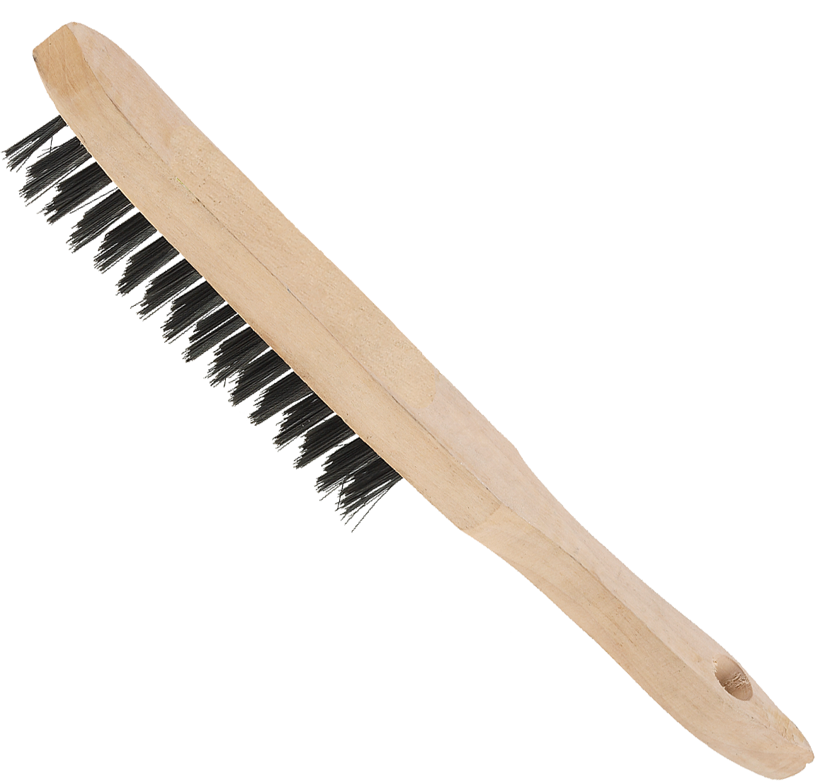 Щетка проволочная стальная 6 рядов, деревянная рукоятка Professional Stayer 35020-6 - фото