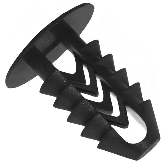 Клипса автомобильная крепежная нажимная AS-1297 - фото