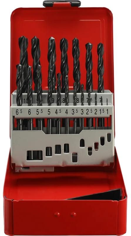 Набор сверл по металлу 1-10 мм HSS-R 118° DIN338 H-Tools Pro 205212PRO, 19 шт  - фото