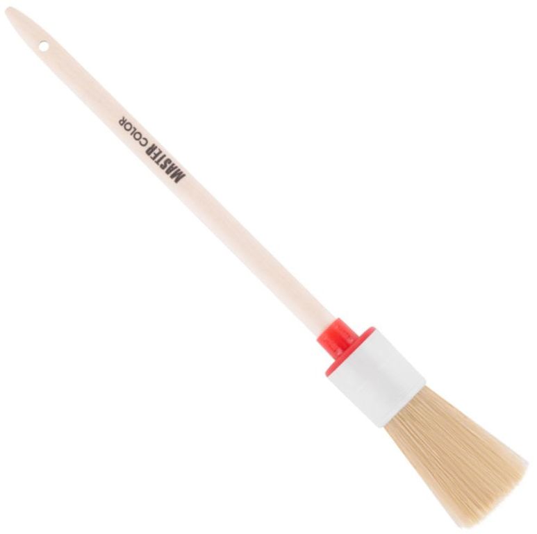 Кисть круглая 25 мм Master Color 30-0401, натуральная щетина - фото