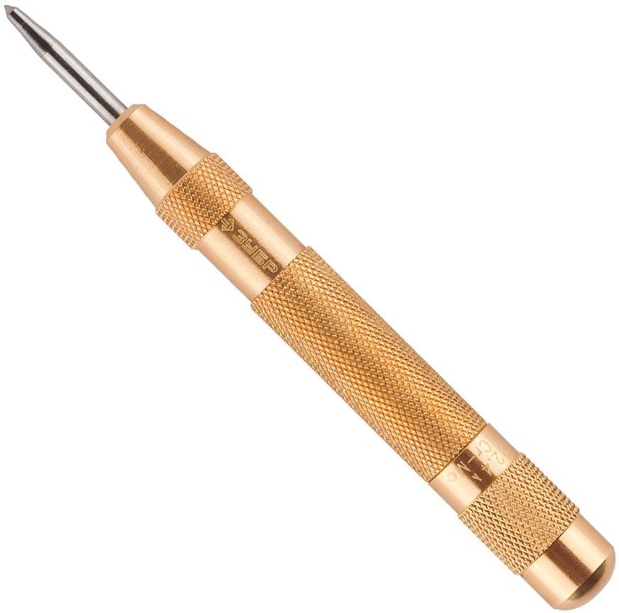 Кернер автоматический 2,4х125 мм с наконечником Cr-Mo ЗУБР Эксперт 21420-12 - фото