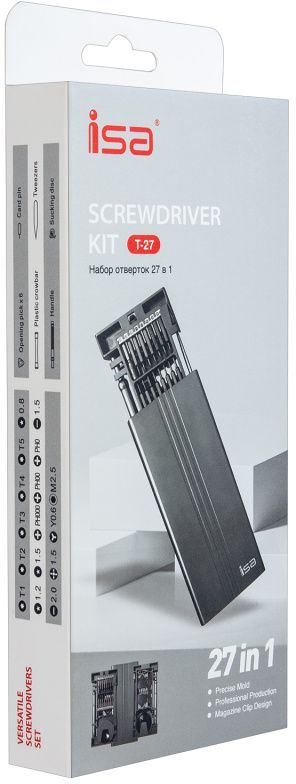Набор инструментов 27 в 1 ISA IS611115 - фото