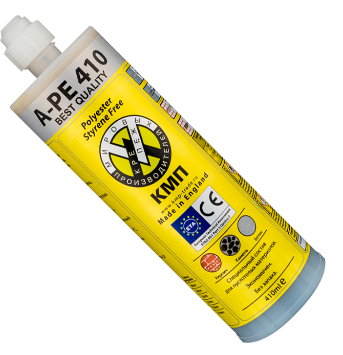 Анкер химический полиэстер A-PE КМП, 410 мл - фото