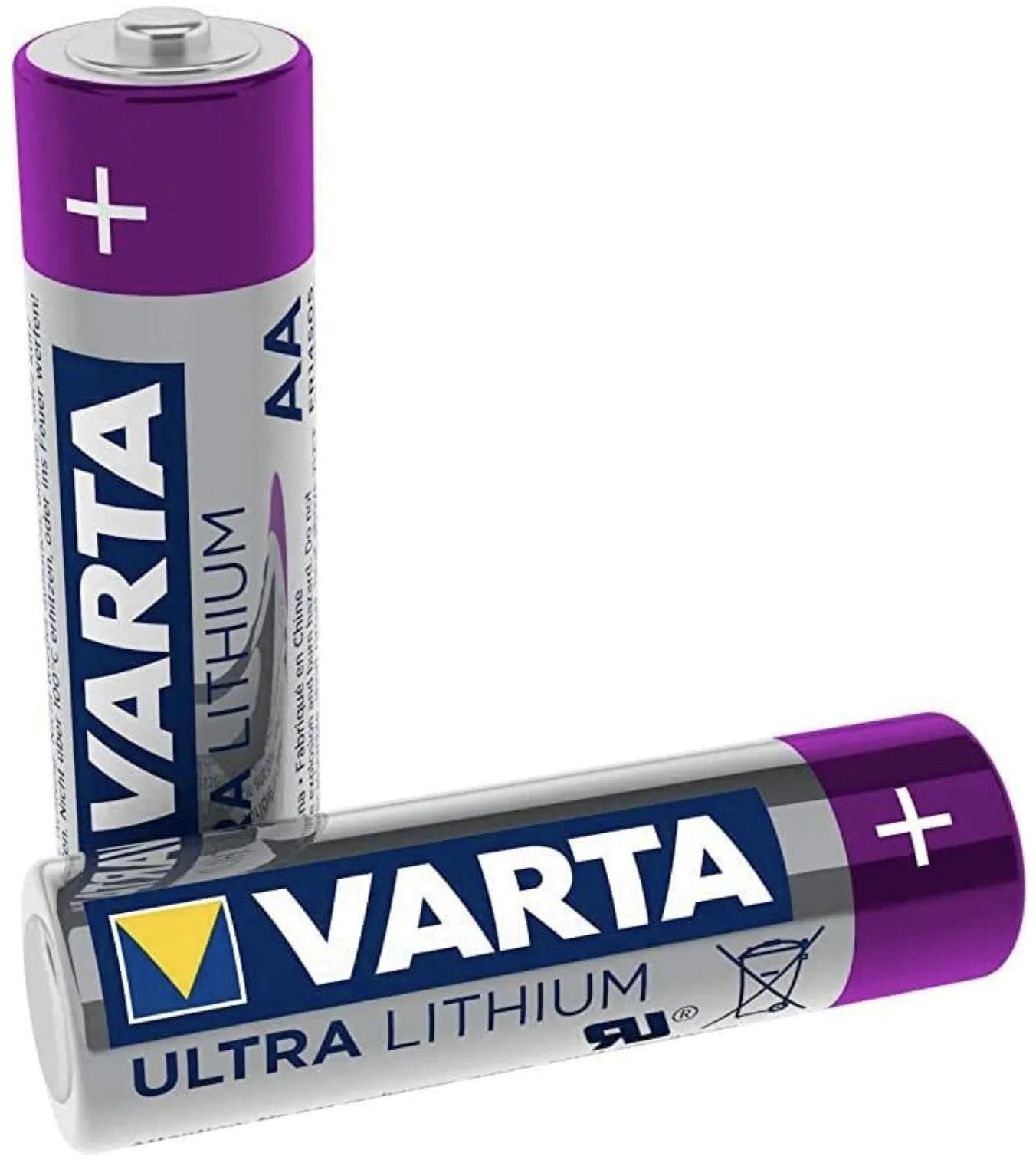 Батарейка 6106 литиевая пальчиковая АА 1,5 В Varta 6106301402М, 2 шт в блистере - фото
