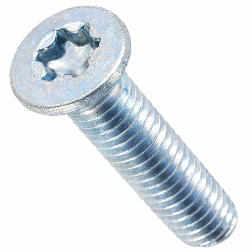 Винт резьбовыдавливающий М4х30 с потайной головкой TX DIN 7500 M, оцинкованная сталь - фото