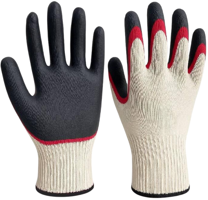 Перчатки трикотажные с двойным латексным обливом М(8) АТЛАНТ 00-00023998 - фото