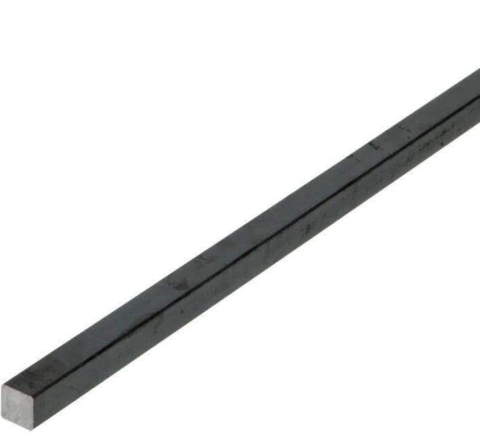 Шпоночная сталь 12х12 мм DIN 6880, ГОСТ 8787-68, сталь Ст20, 1 м - фото