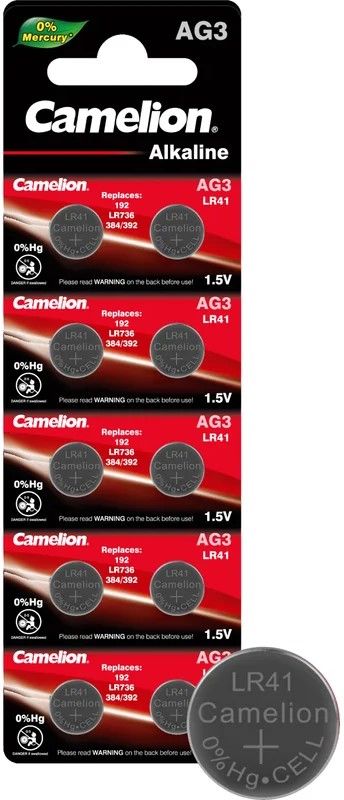 Батарейка Camelion AG3/LR41 17480 - фото