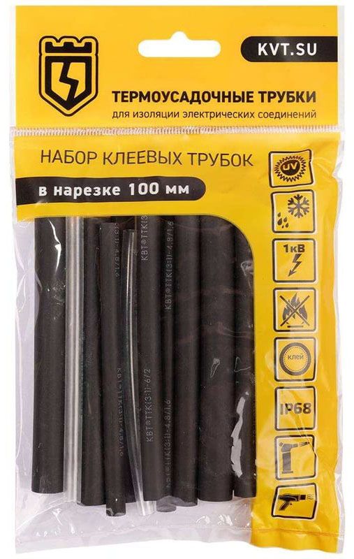 Набор термоусадочных трубок Мульти Макс "Гермокомплект", KBT 89778 - фото
