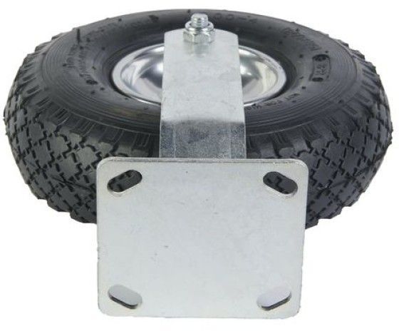 Колесо пневматическое неповоротное резиновое 260 мм PRF 85 - фото