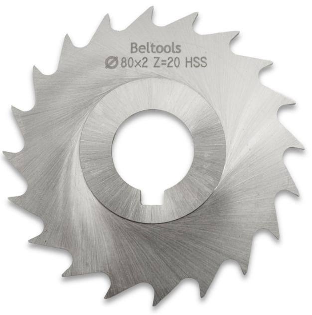 Фреза дисковая прорезная 80х2х22 мм, Z20, тип 3 HSS РИ ri.174.1999 - фото