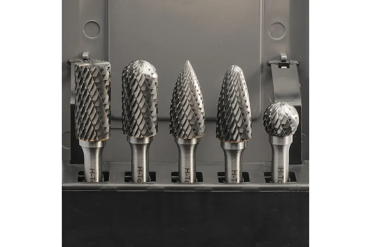 Набор борфрез твердосплавных 12 мм H-Tools 116004ROHT, 5 шт - фото