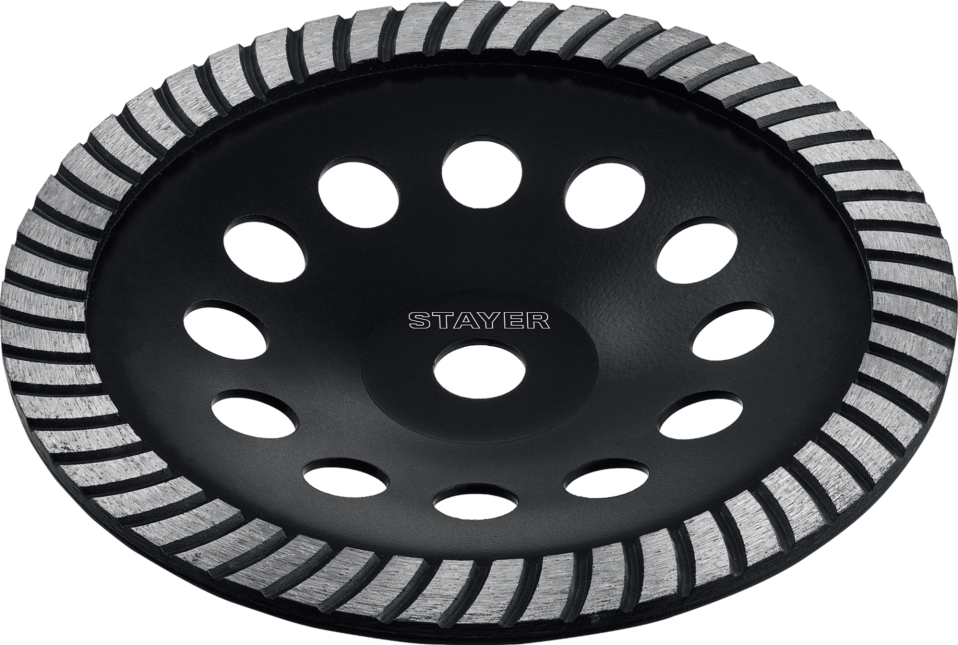 Чашка алмазная шлифовальная сегментированная 230 мм Turbo Stayer 33380-230 - фото