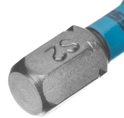 Бита торсионная крестовая PZ2 длина 25 мм, C1/4" Heller TD30534, сталь S2, 5 шт - фото