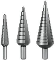 Сверло ступенчатое по металлу, прямая канавка HSS-G Terrax by Ruko