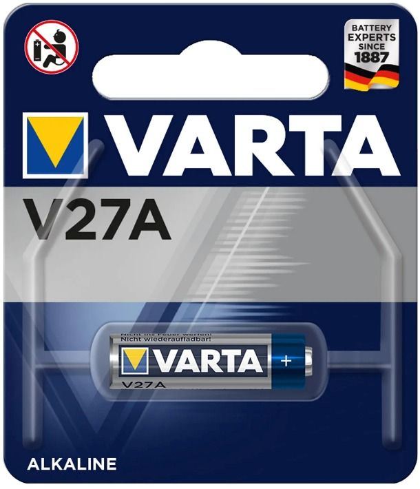 Батарейка V27A щелочная 12 В Varta 4227101401М - фото