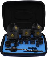 Набор коронок Bi-metall 19 - 68 мм зубья HSSE-Co8 4 - 6 TPI Ultra SC 3836R, 13 предметов