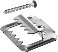 Крепеж для вагонки усиленный (Кляймер-У2) ЗУБР, оцинкованная сталь